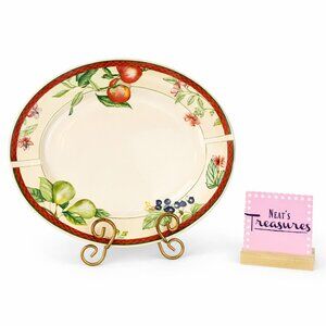 Johnson Brothers AUTUMN GROVE Blueberries Fruit Rim Large Oval Platter England